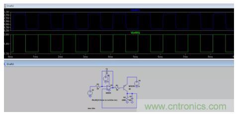反饋點接到運放同相端，輸出震蕩後是電路還是負反饋嗎？