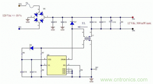 倒置降壓器怎樣解決交流電源非隔離反激器的拓撲選擇？
