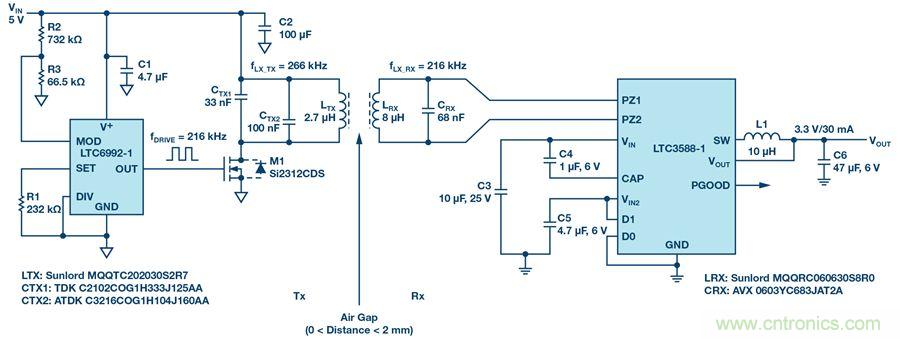 沒有電池的應用，是否可以采用無線供電？