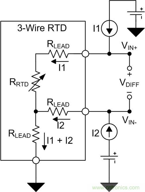三線電阻式溫度檢測器測量係統中勵磁電流失配的影響 &mdash;&mdash; 第1部分