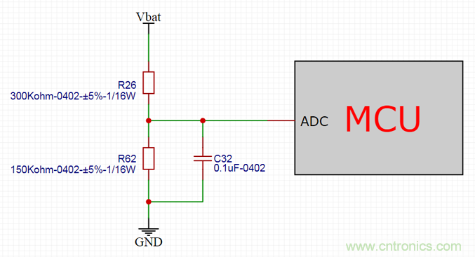 電池電壓偵測電路&ldquo;踩坑&rdquo;：分壓電阻的精度竟然是5%，不是1%