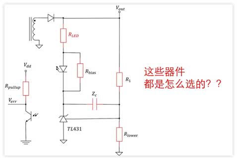 開關電源：關於TL431電路的電阻取值