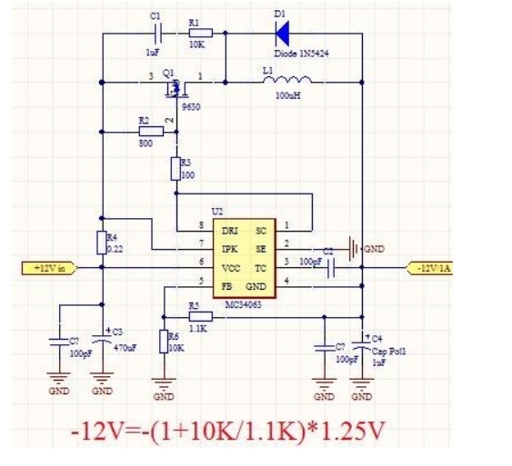 如何從正電壓電源獲得負電壓，正電壓轉負電壓的方法圖解