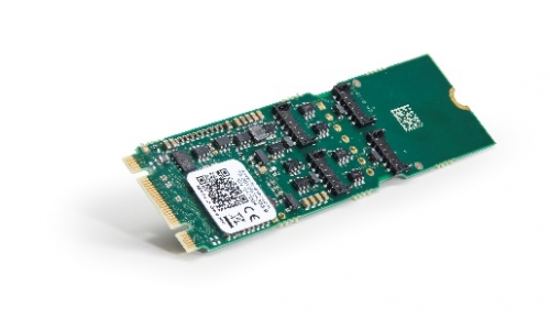 克薩重磅發布高性能超輕薄、帶有四個分布式CAN模塊的緊湊型嵌入式通訊卡