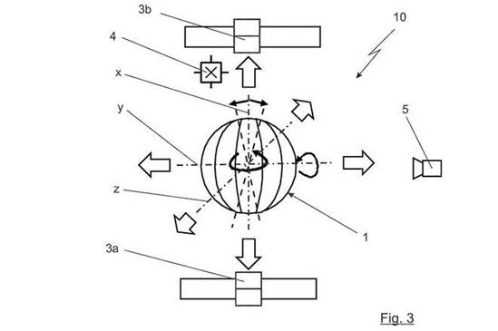 利用磁場通過浮動水晶球控製信息娛樂係統