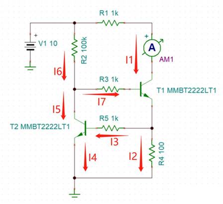 2個NPN三極管組成的恒流電路，如何工作？