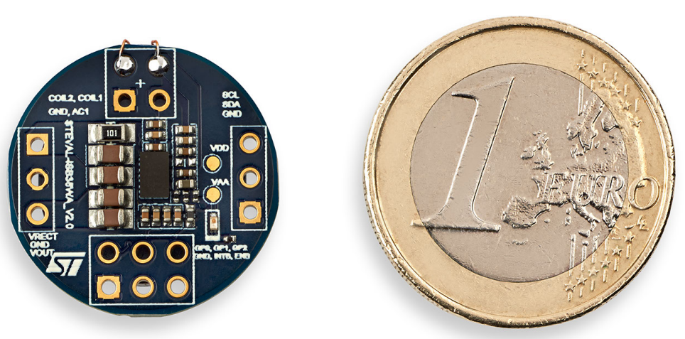 意法半導體麵向可穿戴設備的無線充電解決方案