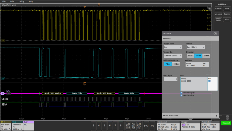 如何使用帶有I2C和SPI解碼的示波器排查係統問題