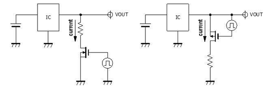 如何利用MOSFET的三極管和飽和區與負載電阻配對以提供脈衝電流