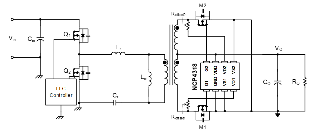 增進LLC電源轉換器同步整流與輕載控製模式兼容性的參數選擇策略