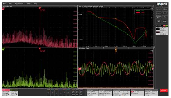 使用示波器測量電源的控製環路響應