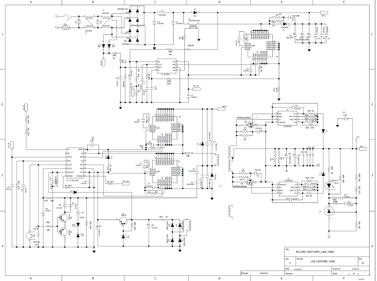 適配於氮化镓開關器件的高頻小體積照明電源方案