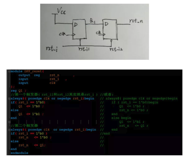 複位電路很簡單，但卻有很多門道
