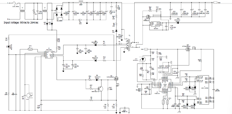安森美NCP1345用於離線 USB-PD 和 USB Type-C 電源轉換器的高度集成準諧振反激式方案