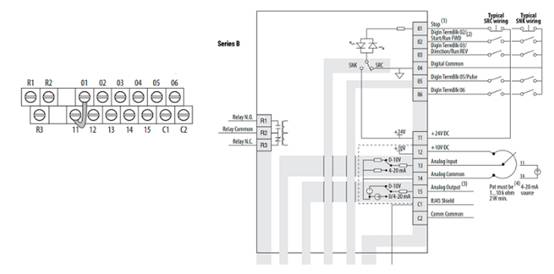 變頻驅動器 (VFD) 的控製線路