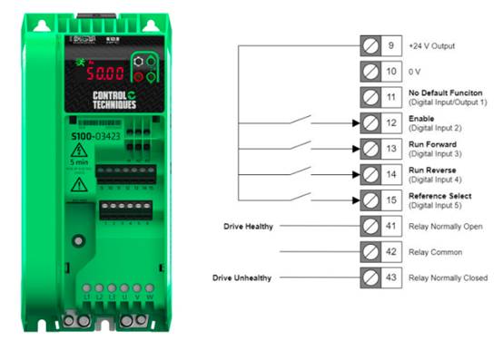 變頻驅動器 (VFD) 的控製線路