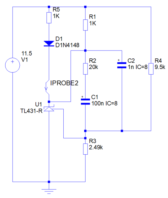 有延遲環節的burst控製中得到響應時間變化規律的仿真分析方法