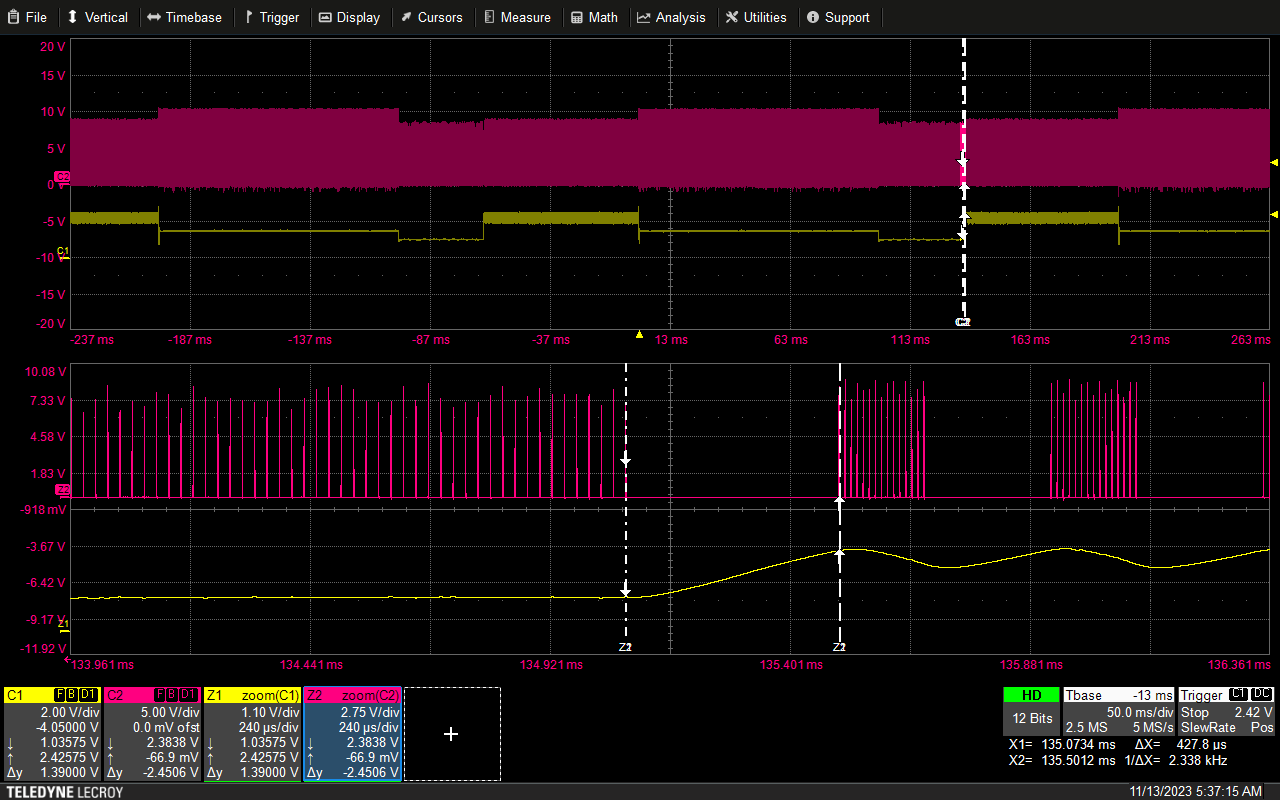 有延遲環節的burst控製中得到響應時間變化規律的仿真分析方法
